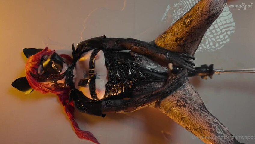 Creamy Spot - Makima Mask CREAMPIED by Fuck Machine