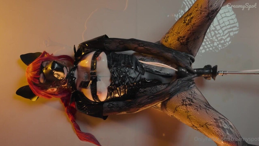 Creamy Spot - Makima Mask CREAMPIED by Fuck Machine