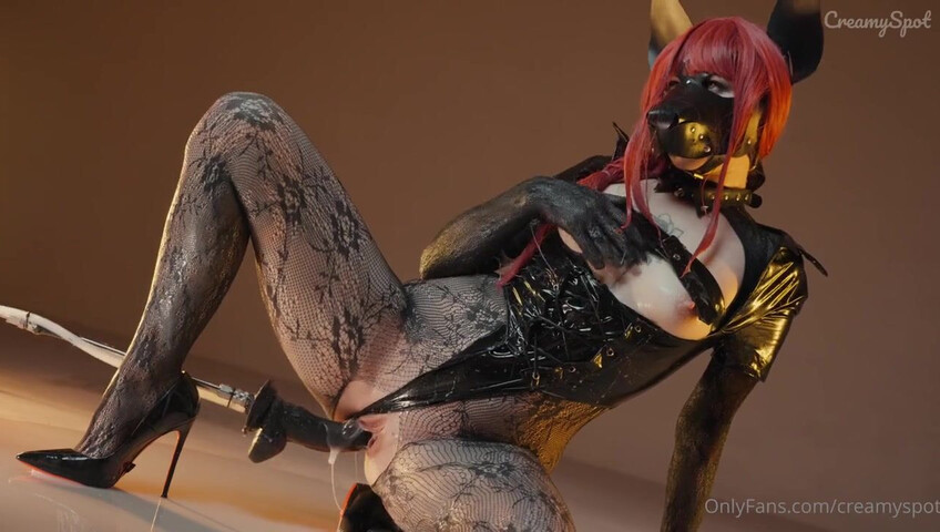 Creamy Spot - Makima Mask CREAMPIED by Fuck Machine