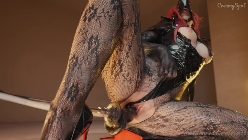 Creamy Spot - Makima Mask CREAMPIED by Fuck Machine