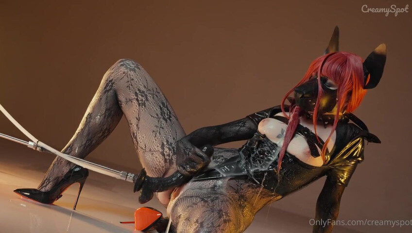 Creamy Spot - Makima Mask CREAMPIED by Fuck Machine