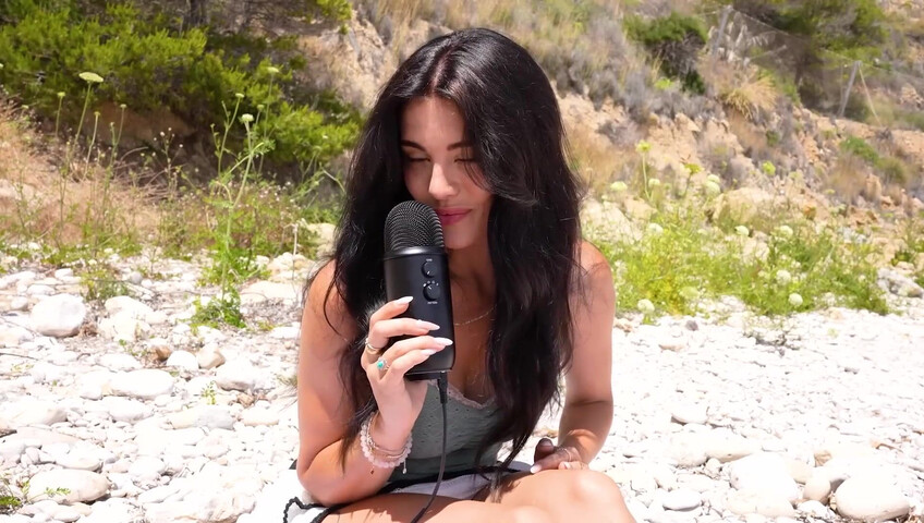 Emily Black ASMR - Girlfriend Takes You To The Beach