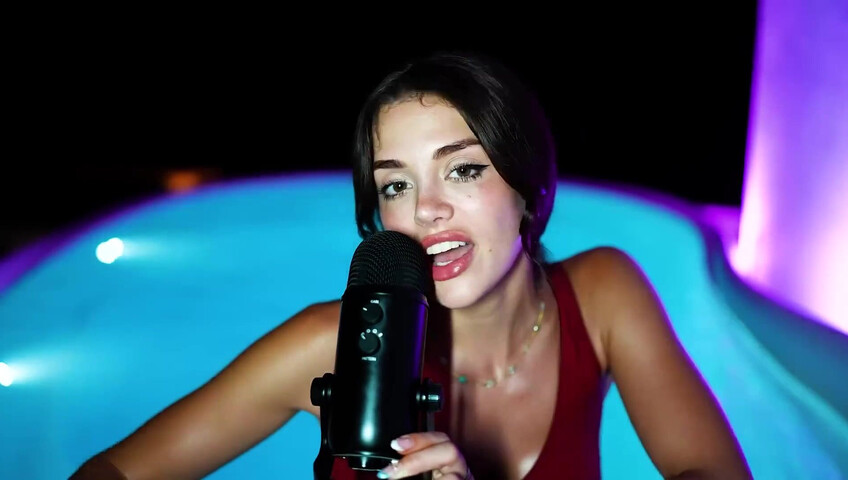 Emily Black ASMR - Girlfriend Takes You To The Hot Tub