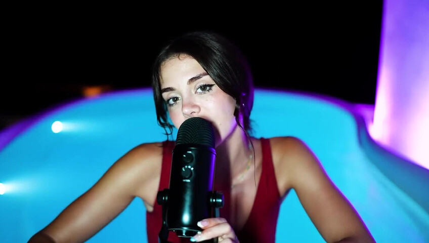 Emily Black ASMR - Girlfriend Takes You To The Hot Tub