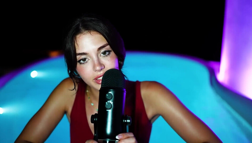 Emily Black ASMR - Girlfriend Takes You To The Hot Tub