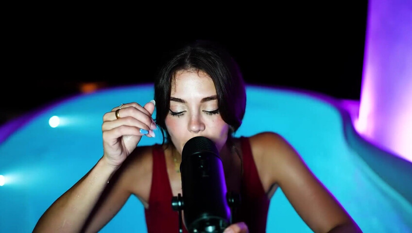 Emily Black ASMR - Girlfriend Takes You To The Hot Tub