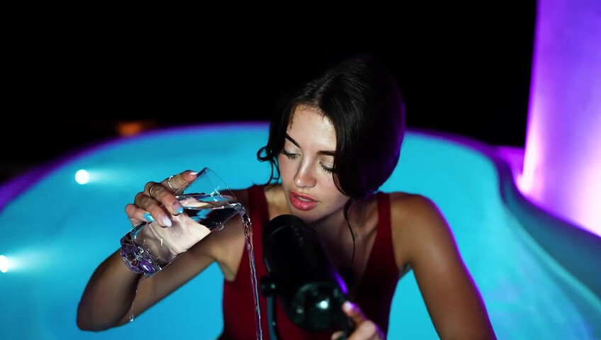 Emily Black ASMR - Girlfriend Takes You To The Hot Tub