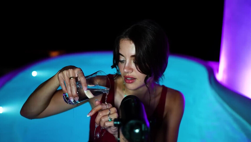 Emily Black ASMR - Girlfriend Takes You To The Hot Tub