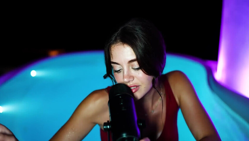Emily Black ASMR - Girlfriend Takes You To The Hot Tub