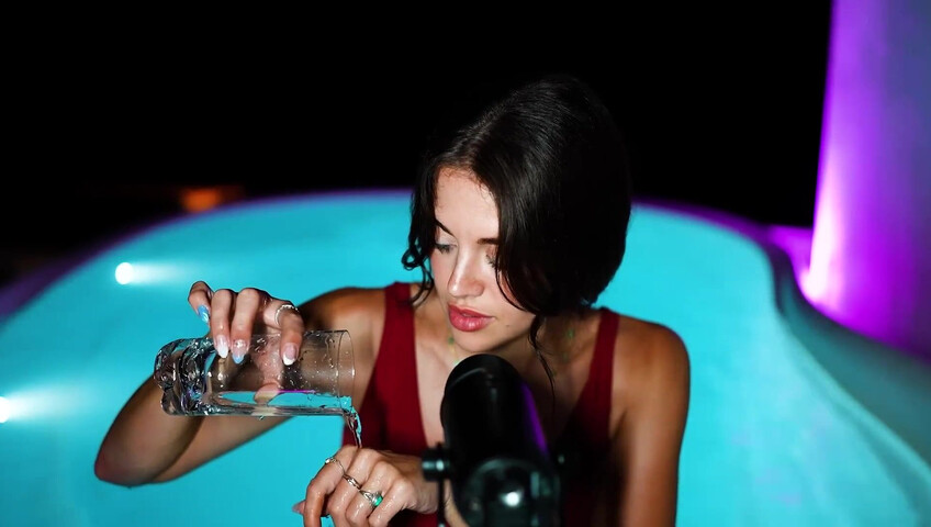 Emily Black ASMR - Girlfriend Takes You To The Hot Tub