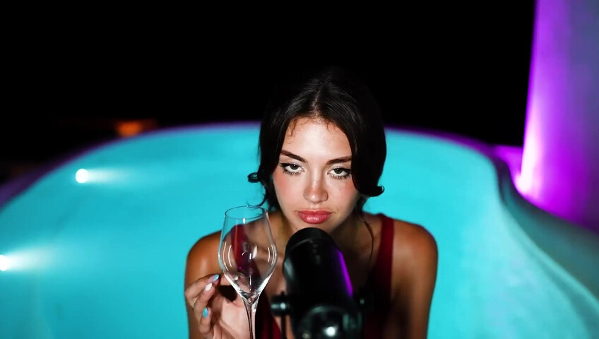 Emily Black ASMR - Girlfriend Takes You To The Hot Tub