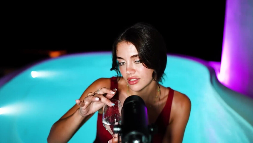 Emily Black ASMR - Girlfriend Takes You To The Hot Tub