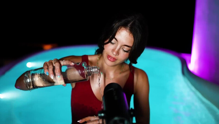 Emily Black ASMR - Girlfriend Takes You To The Hot Tub