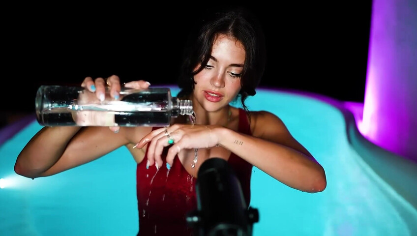 Emily Black ASMR - Girlfriend Takes You To The Hot Tub