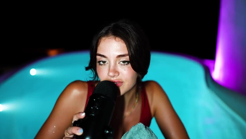 Emily Black ASMR - Girlfriend Takes You To The Hot Tub