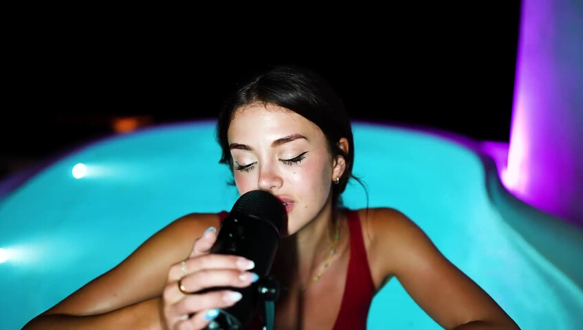 Emily Black ASMR - Girlfriend Takes You To The Hot Tub