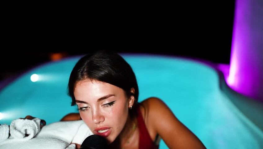 Emily Black ASMR - Girlfriend Takes You To The Hot Tub