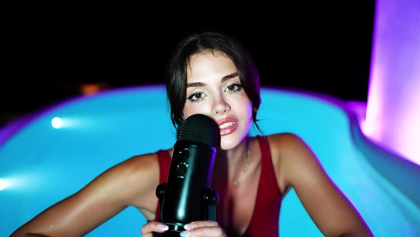 Emily Black ASMR - Girlfriend Takes You To The Hot Tub