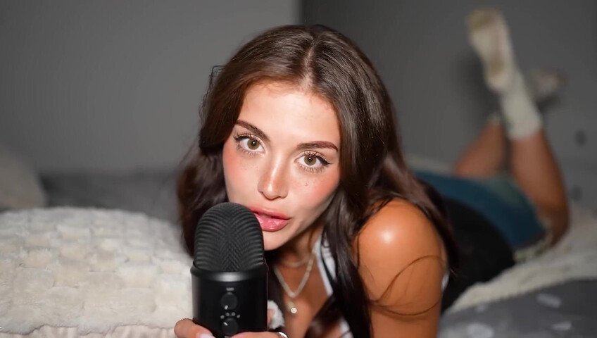 Emily Black ASMR - My First Time Trying ASMR - Dirty Socks WTF