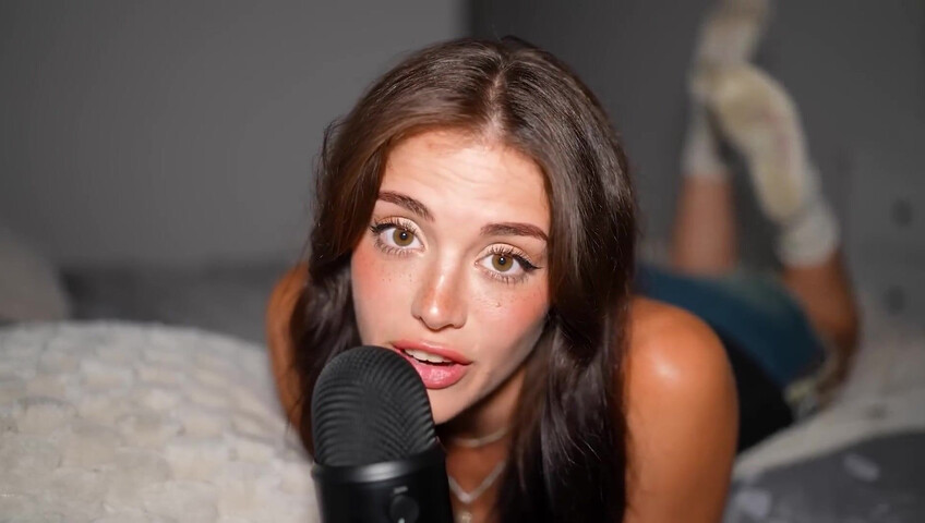 Emily Black ASMR - My First Time Trying ASMR - Dirty Socks WTF