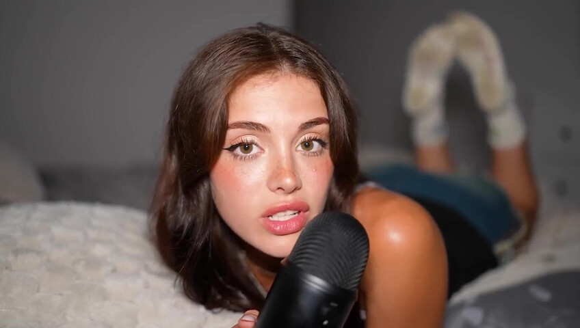 Emily Black ASMR - My First Time Trying ASMR - Dirty Socks WTF