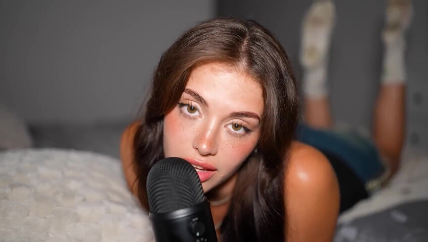 Emily Black ASMR - My First Time Trying ASMR - Dirty Socks WTF