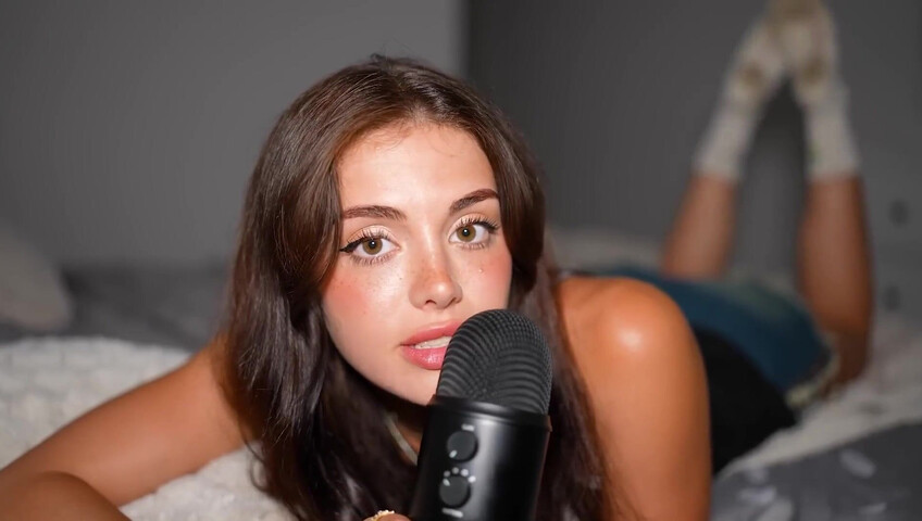 Emily Black ASMR - My First Time Trying ASMR - Dirty Socks WTF