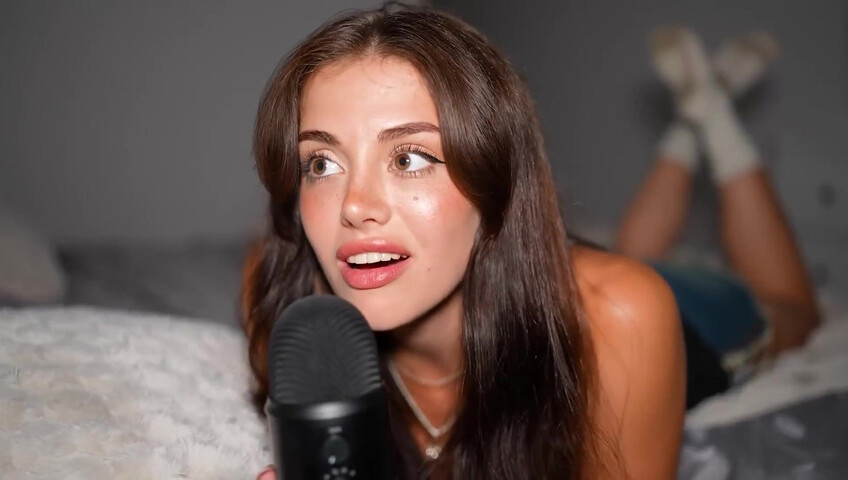 Emily Black ASMR - My First Time Trying ASMR - Dirty Socks WTF