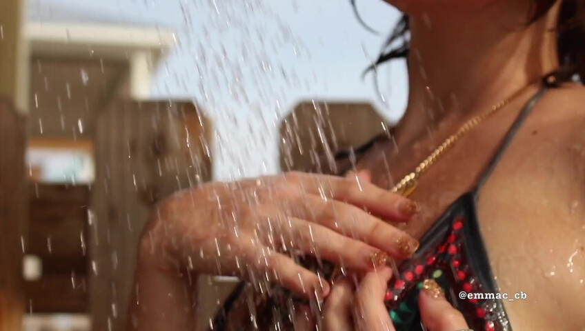 Emma Choice - 420 outdoor shower suck and fuck