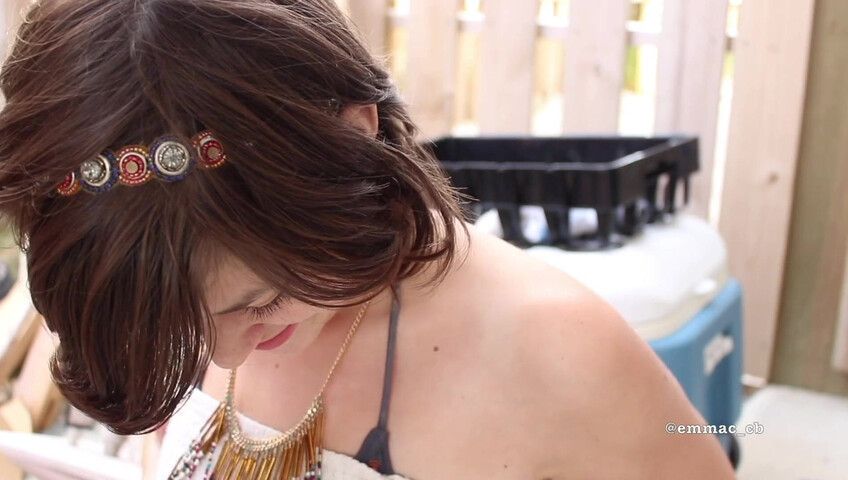 Emma Choice - 420 outdoor shower suck and fuck