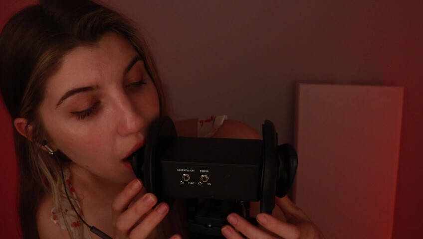 FrivolousFox ASMR - 29 July 2025 - Breathy, Slow Ear Eating (+ Mouth Cupping!)