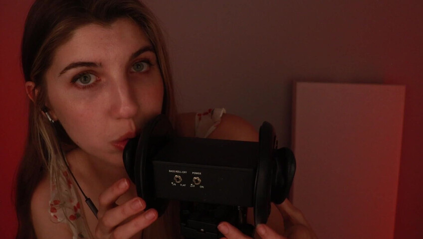 FrivolousFox ASMR - 29 July 2025 - Breathy, Slow Ear Eating (+ Mouth Cupping!)