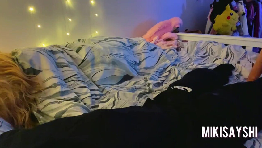 lmfaomiki - Shh StepBro! Dont Wake Your GF Up