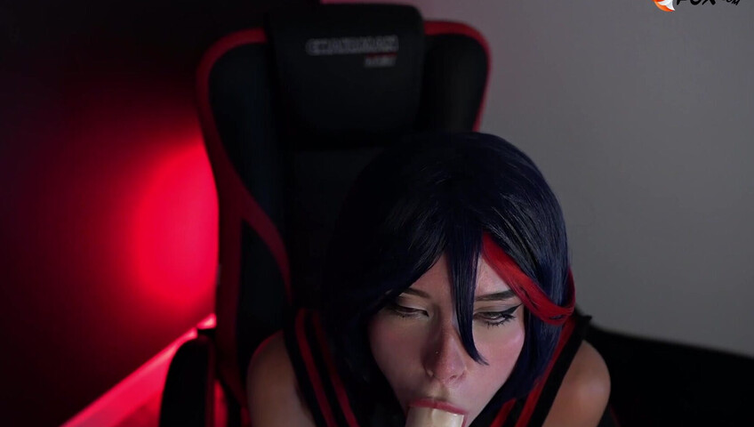 Sweetie Fox - Ryuko Matoi Fucks Herself with Dildo