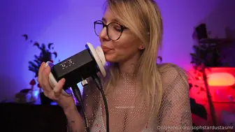 SophStardust ASMR - 9 December 2025 - Wet & Dry Ear To Ear Mouth Sounds With My 3DIO