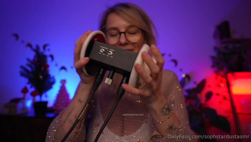 SophStardust ASMR - 9 December 2025 - Wet & Dry Ear To Ear Mouth Sounds With My 3DIO