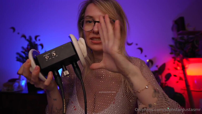 SophStardust ASMR - 9 December 2025 - Wet & Dry Ear To Ear Mouth Sounds With My 3DIO