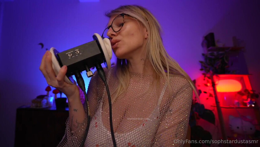SophStardust ASMR - 9 December 2025 - Wet & Dry Ear To Ear Mouth Sounds With My 3DIO