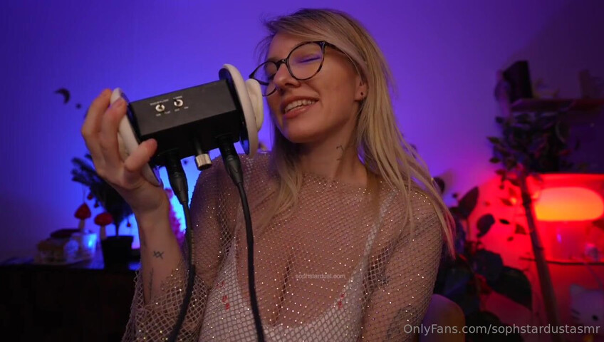 SophStardust ASMR - 9 December 2025 - Wet & Dry Ear To Ear Mouth Sounds With My 3DIO