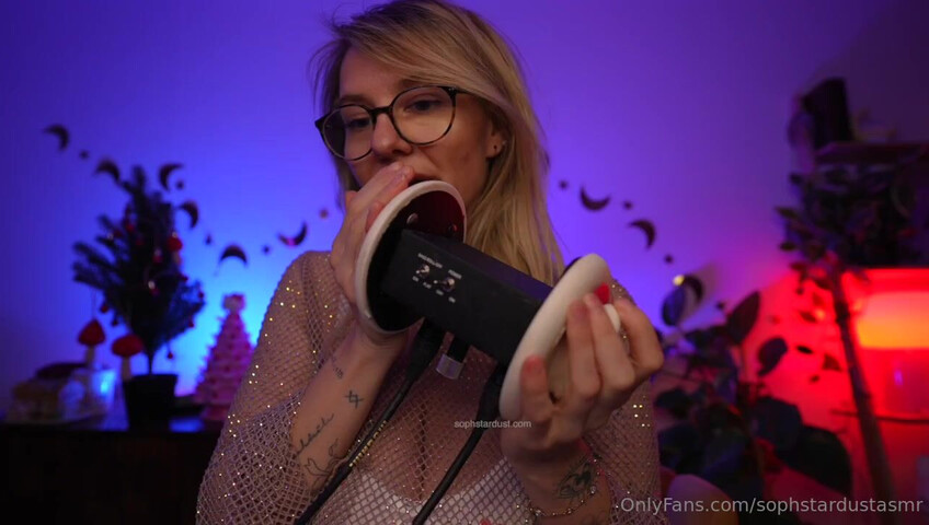 SophStardust ASMR - 9 December 2025 - Wet & Dry Ear To Ear Mouth Sounds With My 3DIO