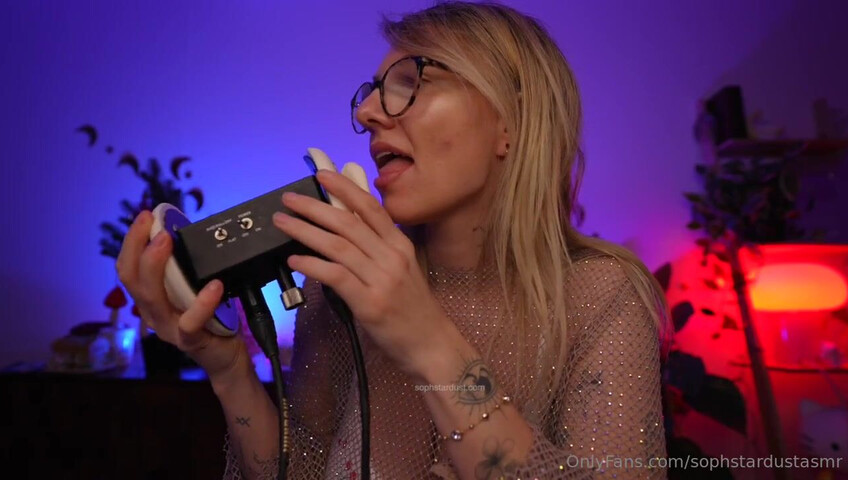 SophStardust ASMR - 9 December 2025 - Wet & Dry Ear To Ear Mouth Sounds With My 3DIO