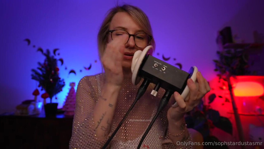 SophStardust ASMR - 9 December 2025 - Wet & Dry Ear To Ear Mouth Sounds With My 3DIO