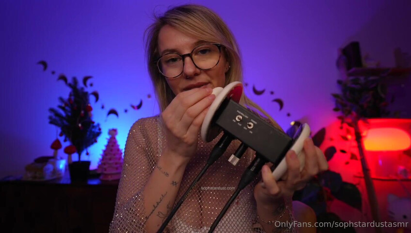 SophStardust ASMR - 9 December 2025 - Wet & Dry Ear To Ear Mouth Sounds With My 3DIO