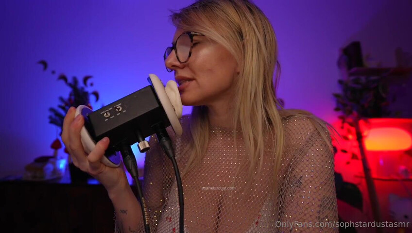 SophStardust ASMR - 9 December 2025 - Wet & Dry Ear To Ear Mouth Sounds With My 3DIO
