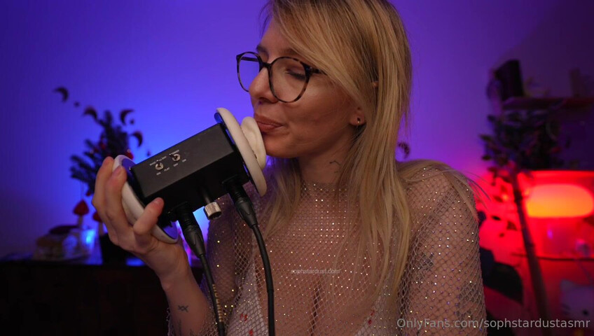 SophStardust ASMR - 9 December 2025 - Wet & Dry Ear To Ear Mouth Sounds With My 3DIO