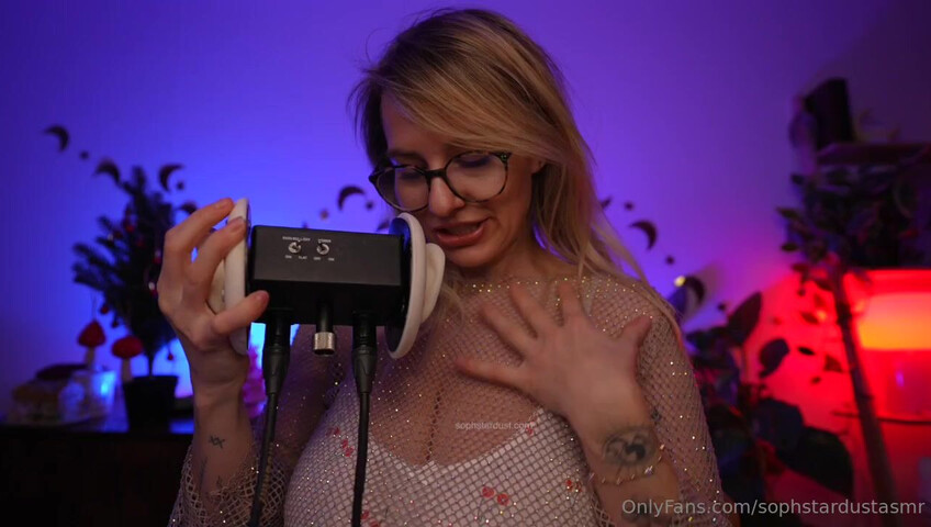 SophStardust ASMR - 9 December 2025 - Wet & Dry Ear To Ear Mouth Sounds With My 3DIO