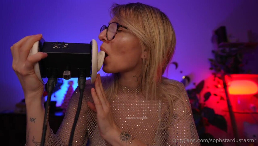 SophStardust ASMR - 9 December 2025 - Wet & Dry Ear To Ear Mouth Sounds With My 3DIO