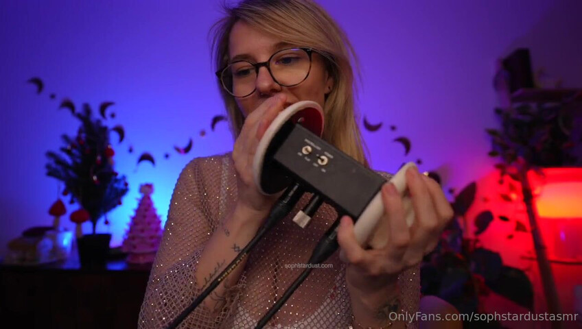 SophStardust ASMR - 9 December 2025 - Wet & Dry Ear To Ear Mouth Sounds With My 3DIO