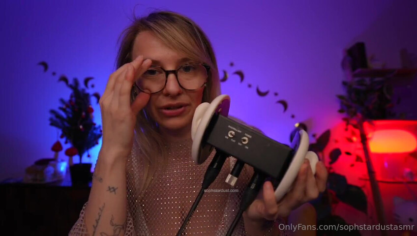 SophStardust ASMR - 9 December 2025 - Wet & Dry Ear To Ear Mouth Sounds With My 3DIO
