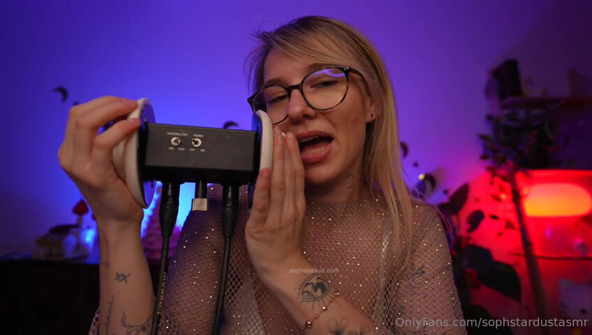 SophStardust ASMR - 9 December 2025 - Wet & Dry Ear To Ear Mouth Sounds With My 3DIO